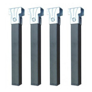 JUEGO DE 4 PATAS CUADRADAS PARA SOMIER. ALTURA 28 CM. 30X30 MM