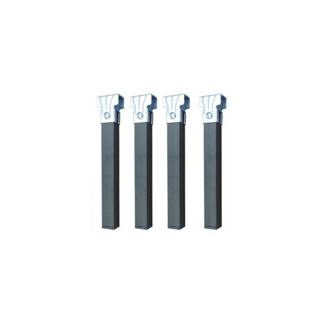 JUEGO DE 4 PATAS CUADRADAS PARA SOMIER. ALTURA 28 CM. 30X30 MM