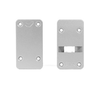 JUEGO CAZOLETAS ZMK PLATA MATE P/ENDEREZA PLACA SUP+ PLACA INF+ 2x TUERCA