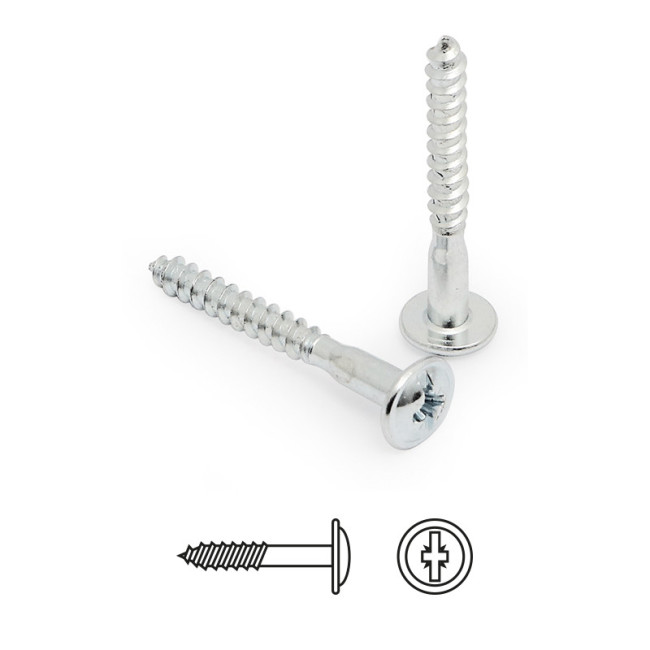 TORNILLO TIRADOR ROSCA MADERA CABEZA...