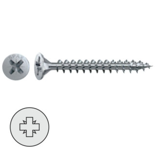 TORNILLO ROSCA MADERA CABEZA PLANA POZIDRIV SPAX WIROX A3J 2