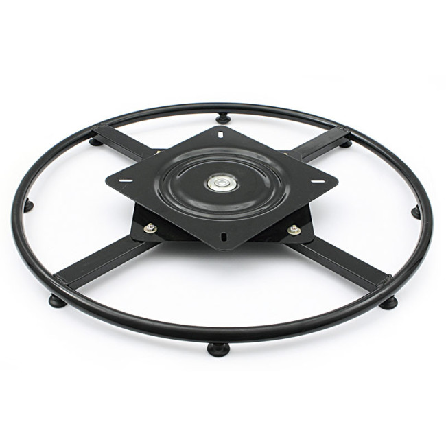 BASE GIRATORIA 360º PARA SILLÓN. DIAMETRO 600 MM. CON PLATO GIARATORIO. COLOR NEGRO. CARGA MAXIMA 150 KGs.