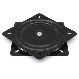 PLATO GIRATORIO 360º PARA SILLÓN O SILLA. MEDIDA 250X250 MM. NEGRO. CARGA MÁXIMA 80 KG. MODELO ALBORA