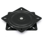 PLATO GIRATORIO 360º PARA SILLÓN O SILLA. MEDIDA 250X250 MM. NEGRO. CARGA MÁXIMA 80 KG. MODELO ALBORA