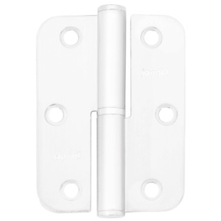 PERNIO CANTO REDONDO 90-65-2,5 BLANCO/LATON  IZQUIERDA/DERECHA 2