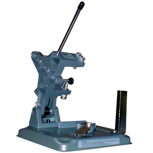 SOPORTE PARA AMOLADORA COS 115B. ALUMINIO. MORDAZA DE AJUSTE RÁPIDO. 115/125 MM
