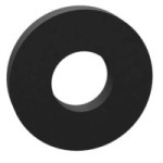 ARANDELA PLASTICO PE NEGRO 8-20-3 POLIETILENO BAJA DENSIDAD