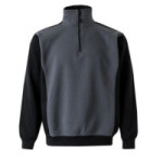 SUDADERA TÉCNICA. CUELLO ALTO. MEDIA CREMALLERA. . TALLAS S-XL - VELILLA