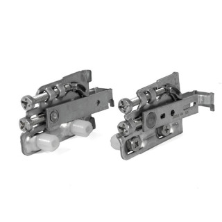 COLGADOR OCULTO REGULABLE SCARPI-4 MD10. ZINCADO. DERECHA / IZQUIERDA. MONTAJE OCULTO. 3 AJUSTES INDEPENDIENTES - INDAUX