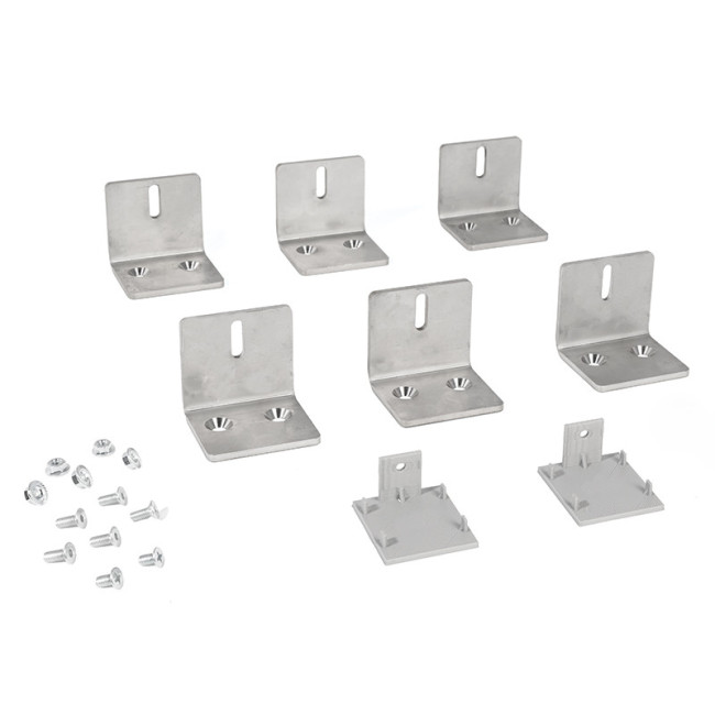 JUEGO 6 SOP PARED MOVE+TAPA LATERAL ZINCAD 6 SOP + 6 TORNILLOS 4x10 + 6 TUERCAS M4