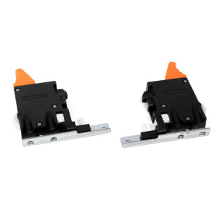 ENGANCHES CLIP REGULABLE PARA GUIA PROGRESSA+  (1DCHA + 1IZDA) PARA MONTAJE ESTANDAR.