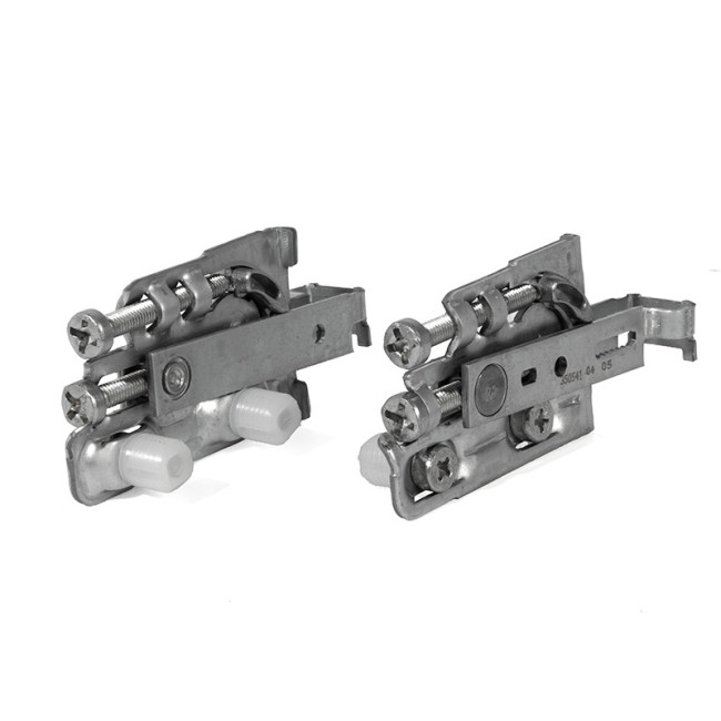 COLGADOR OCULTO REGULABLE SCARPI-4 MD10. ZINCADO. DERECHA / IZQUIERDA. MONTAJE OCULTO. 3 AJUSTES INDEPENDIENTES - INDAUX