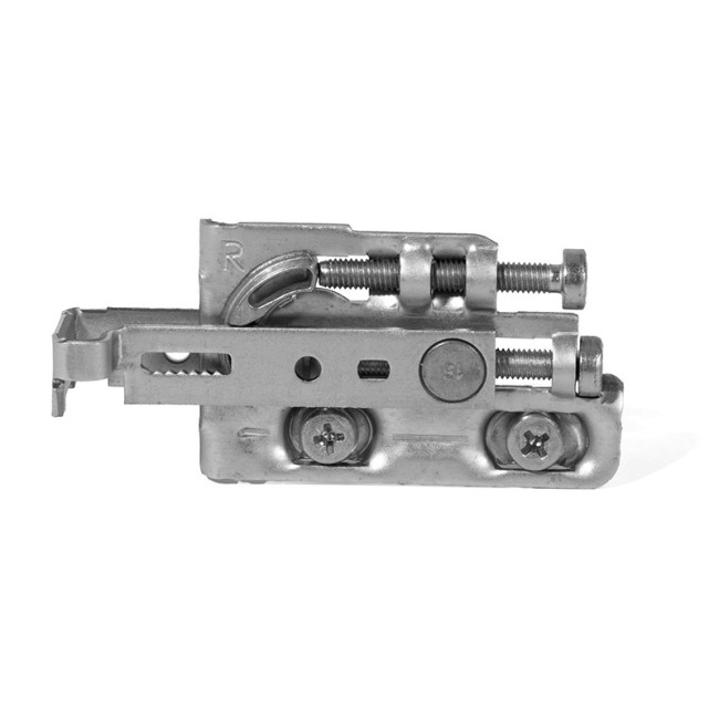 COLGADOR OCULTO REGULABLE SCARPI-4 MD10. ZINCADO. DERECHA / IZQUIERDA. MONTAJE OCULTO. 3 AJUSTES INDEPENDIENTES - INDAUX