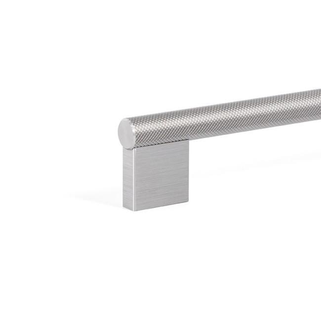 TIRADOR ALUMINIO GRAF BIG L1200 INOXIDABLE LOOK OJO. C1168 NO ES MULTIPLO DE 32MM. Ø14mm