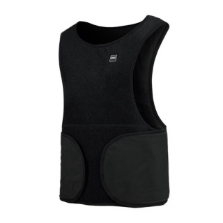 CHALECO CALEFACTABLE. NYLON. MATE TEXTIL. NEGRO. PECHO Y ESPALDA. 3 NIVELES