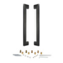 MANILLON JNF METRIC 300MM NIQUEL SATINADO / TITANIO BLACK ACABADO NÍQUEL SATINAD