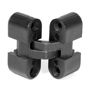 BISAGRA MUEBLE INVISIBLE 2025 33x30 NEGRO