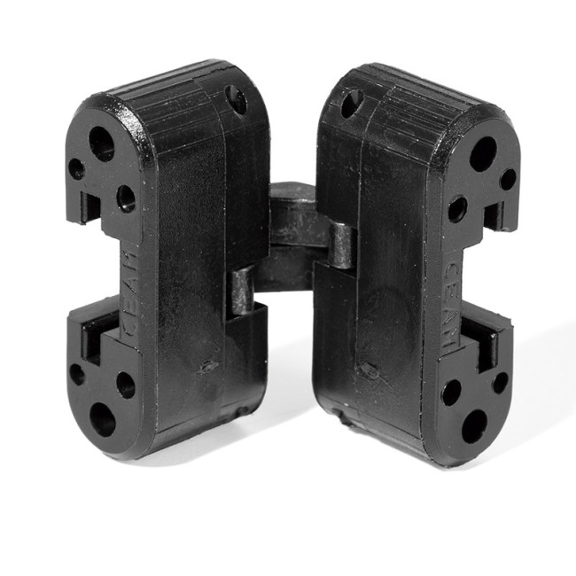 BISAGRA OCULTA PARA MUEBLE 33X30 NEGRO CEAM
