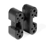 BISAGRA OCULTA PARA MUEBLE 33X30 NEGRO CEAM