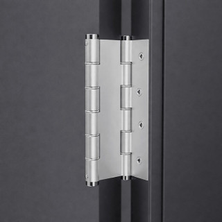 BISAGRA DE DOBLE ACCION PARA PUERTAS DE VAIVEN O BATIENTES. U5914. COLOR PLATA. MEDIDAS 180X133X4 mm 2