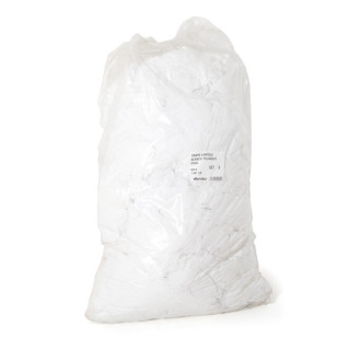 ALGODÓN DE LIMPIEZA. BLANCO. ALGODÓN Y TEJIDO MIXTO RECICLADO. SACO DE 5 KG