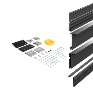 KIT FINE EXTERNO NEGRO CEPILLADO Y BLANCO 2