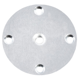 PLACA METAL RED d66 ROSCA M8 ZINCADO PARA PATAS 2