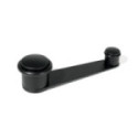TOPE PUERTA DOBLE CON RETENEDOR INOX201 / NEGRO ACABADO EFECTO INOX