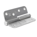 PERNIO INOX DE CANTO REDONDO. ACERO INOXIDABLE. MATE