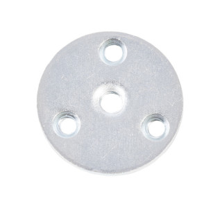 PLACA METAL RED d46 ROSCA M8 ZINCADO PARA PATAS 2