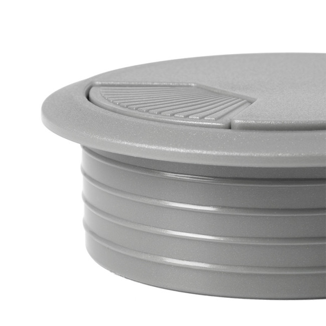 PASACABLE REDONDO Ø60 H20 RAL9006