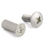 TORNILLO PASANTE M4-12 INOXIDABLE PARA BISAGRA TORNILLO + TUBO