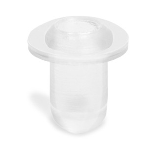 PARAGOLPE GOMA TRANSPARENTE FORO Ø5 PARA EMBUTIR INTERIOR 3mm. 2