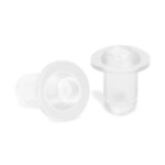 PARAGOLPE GOMA TRANSPARENTE FORO Ø5 PARA EMBUTIR INTERIOR 3mm.