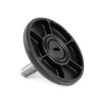 PIE NIVELADOR TONI Ø50 M8X24 NEGRO