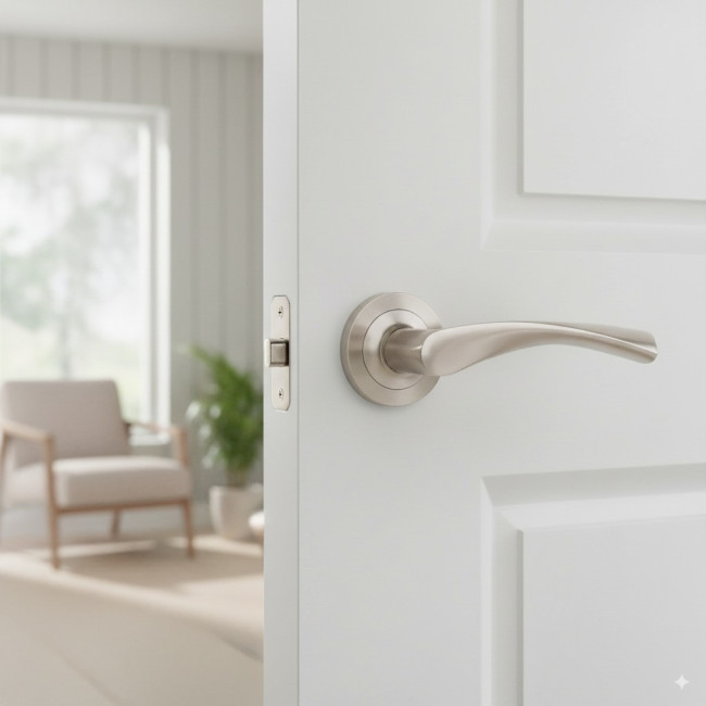 ROSETA ALUMINIO ZEUS Ø50 NIQUEL SATINADO