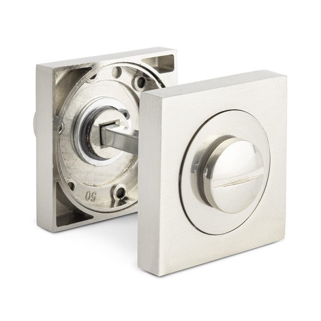 MULETILLA DESBLOQUEO ZAMAK 50X50 NIQUEL SATINADO