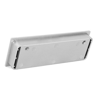 TIRADOR EMBUTIDO KARA. PLÁSTICO RESISTENTE. ALUMINIO RAL 9006 - Q&Q 2