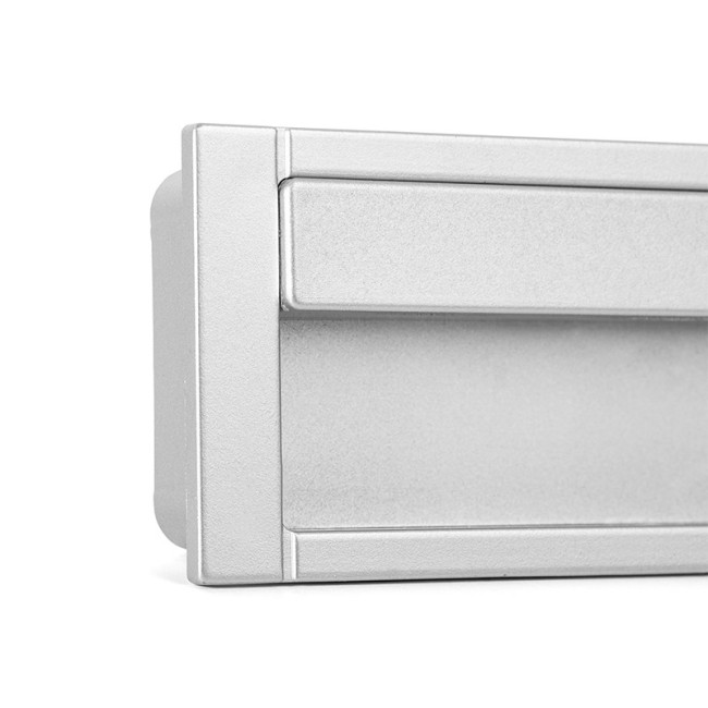 TIRADOR EMBUTIDO KARA. PLÁSTICO RESISTENTE. ALUMINIO RAL 9006 - Q&Q