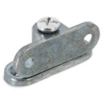 ENSAMBLAJE DE CONEXIÓN DUOS. ZAMAK. ZINCADO. TORNILLO RANURADO SUPERIOR. CUATRO TALADROS PASANTES. MÍNIMO 16MM