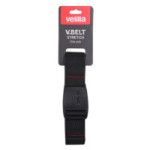 CINTURÓN ELÁSTICO STRETCH NEGRO T-U - VELILLA