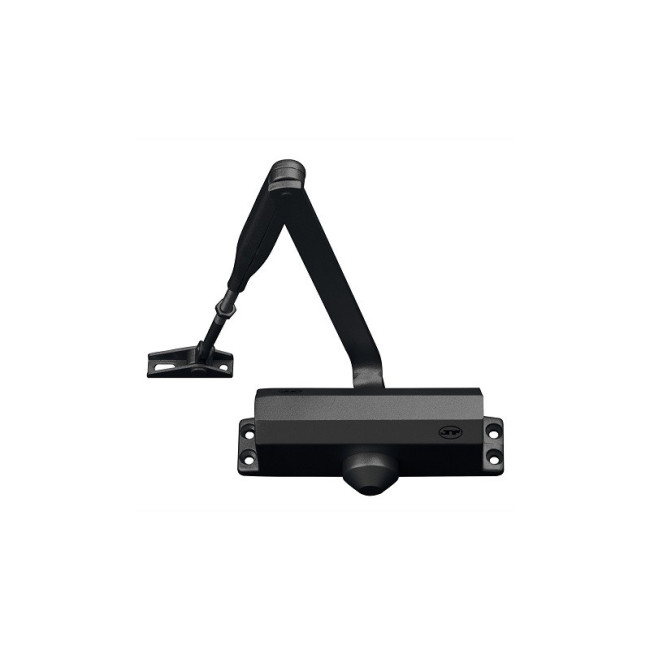 CIERRAPUERTAS JNF 600 2-4 PLATA/NEGRO