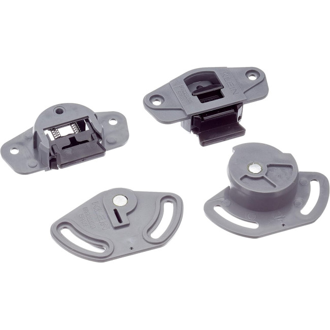 JUEGO DE ACCESORIOS ESTANDAR KLEIN ROLL-22 GRIS 3149. HERRAJE PARA PUERTA CORREDERA
