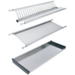 ESCURREPLATOS/VASOS DE ACERO INOXIDABLE PARA ARMARIOS CON MODULO DE 800 MM MODELO EIRE