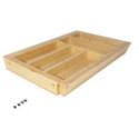 CUBERTERO DE MADERA EXTENSIBLE EN COLOR ABEDUL Y NOGAL. MODELO LIVVO. DIFERENTES ANCHOS