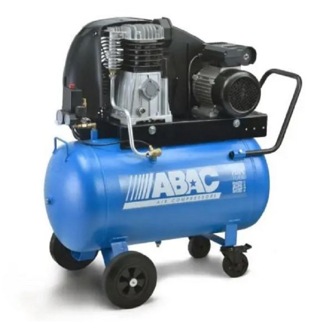COMPRESOR DE PISTÓN A39B. 1 ETAPA. 3 HP. 90 L. ACERO PINTADO. 10 BAR - ABAC