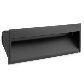 TIRADOR ZAMAK PARA EMBUTIR MODELO WAVE ACABADO NEGRO MATE 2