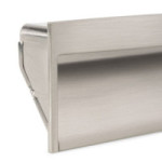 TIRADOR ZAMAK PARA EMBUTIR MODELO WAVE ACABADO NEGRO MATE