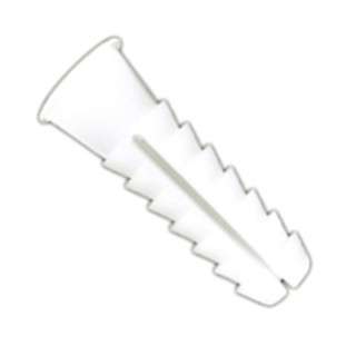 TACOS PLASTICO "D" ESTRIADOS 10x50mm.