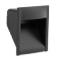 TIRADOR ZAMAK PARA EMBUTIR MODELO WAVE ACABADO NEGRO MATE